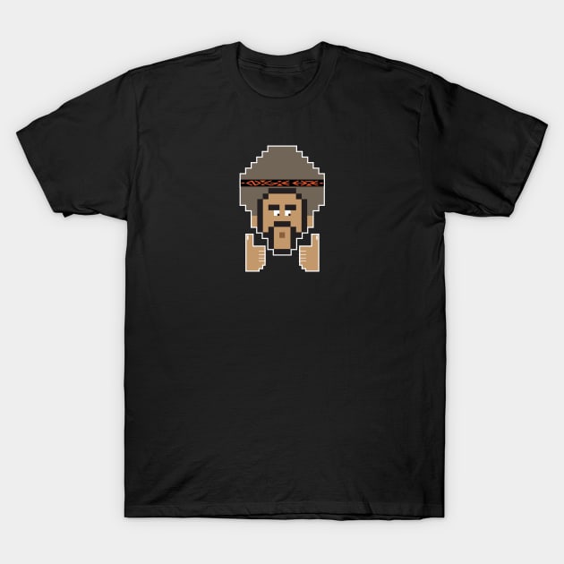 8 Bit Afro T-Shirt by SATUELEVEN